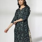 Women Floral Print Straight Kurta